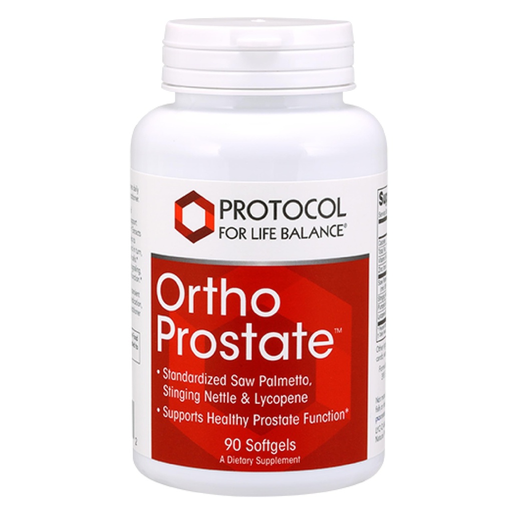 Protocollo Ortho Prostate - Integratore di salute della prostata degli uomini* - con estratto di palmetto, estratto di ortica e Gluconato di zinco - 90 Softgels