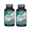 Nature's Way Echinacea Goldenseal - 900 mg Echinacea 7 Herb Blend per 2 capsule servizio - Per il supporto immunitario* - Con Cayenne Pepper, Gentian & Burdock - Gluten Free - 180 Vegan Capsules (Pack of 2)