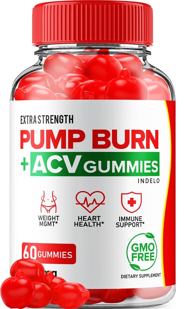 Pompa Burn Keto ACV Gummies - Keto Pump Burn Gummies Recensioni, Pompa Burn Keto + ACV Gummies per la gestione del peso B12 Pompa di combustione Advanced 1000mg Formula (1 Confezione - 60 Gummies)