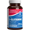 Free Form L-Glutamine Supplemento - Clinical L Glutamine Capsule 500mg per Gut Health and Immune Support - Potente Aminoacido Glutathione Precursor - Non-GMO & Made in Italy - 100 Serve