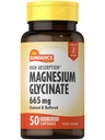 Sundance Magnesium Glycinate Capsule | 665 mg | 50 Pillole di rilascio rapido | Non OGM e Gluten Supplemento gratuito