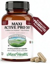Maxi Health Probiotic Plus Ultimate Prebiotic Advanced Probiotics Formula - 50 miliardi di Probiotici Live Active - 15 Strains - Ultra Protection - Active Pro-50-60 Count