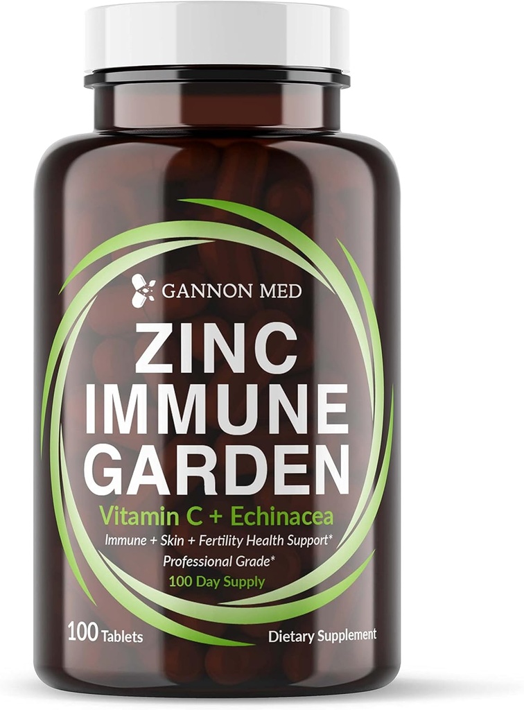 Zinco chelato 50mg Immune Giardino Vitamina C 800mg Zinco Integratori Echinacea 600mg per Tablet - Immunità + Pelle + Minerali di salute riproduttiva - Zinc Chelate Immune Booster per bambini e adulti