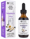 Invenzioni Pure Tranquility - Supporti Rilassamento - Vaniglia e Camomilla - Gocce d'infusione - No Zucchero, Calorie, o Dolci Artificiali - 60 porzioni - 2oz