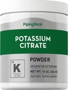 Piping Rock Potassium Citrate Powder Supplement | 1 lb | Unflavored | Vegetariano, Vegano, Non OGM, Gluten Free