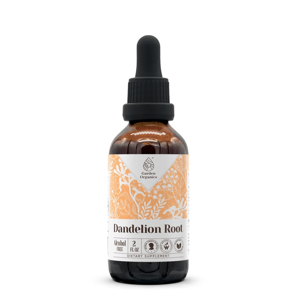 Estratto di tintura naturale senza alcool di radice di dente di leone, Booster di sistema immunitario, gocce liquide a base di dannazione 100% (Taraxacum officinale) radice secca (2 fl oz)