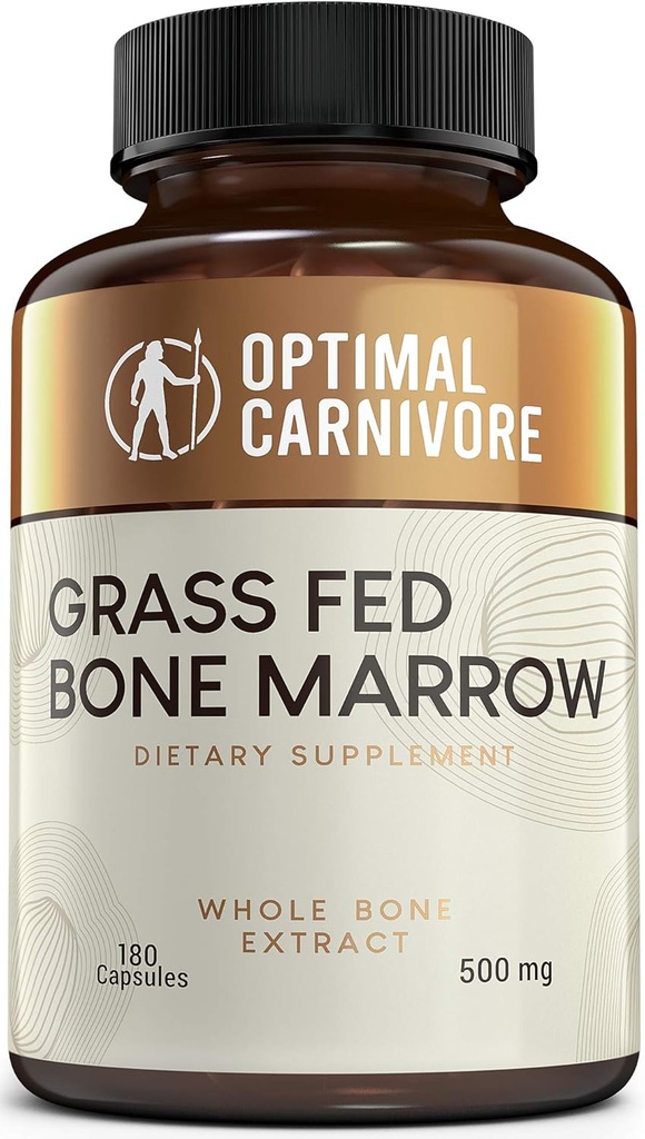Grass Fed Bone Marrow Supplement & Trachael Cartilage, Bone Restore & Joint Health Supplement, Joint Support Supplement & Joint Relief, Bone Strength e Bone Fracture Supplement