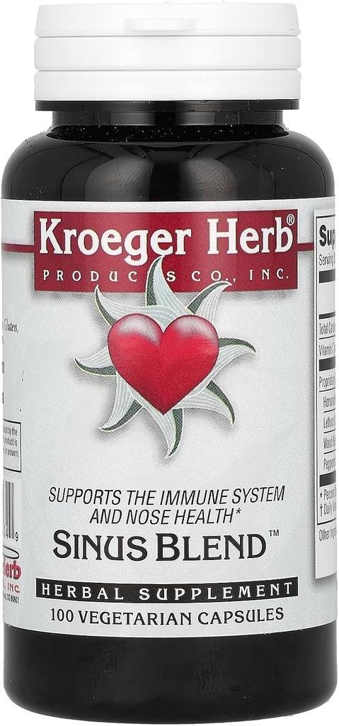 Kroeger Herb Co Sinus Blend, 100 capsule vegetariane