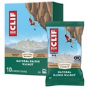 CLIF BAR - Energy Protein Bars - Oatmeal Raisin Noce - Realizzato con avena biologica - Barre energetiche - Non-GMO - (10 Pack)
