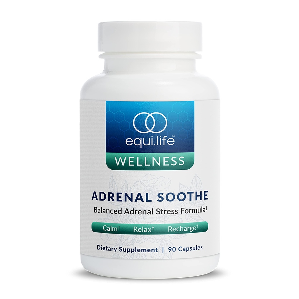Equilife Herbal Support Supplemento con Ashwagandha e L-teanina, Progettato per il benessere generale giornaliero, Integratori per uomini e donne, Senza glutine, Vegan, Dairy Free, Non OGM, 90 capsule