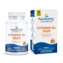 Nordic Naturals Vitamin D3 1000, Arancione - 120 Mini Gel Morbidi - 1000 IU Vitamin D3 - Supporta le ossa sane, Mood & Immune System Funzione - Non OGM - 120 Serve