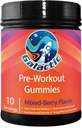 Gummie Galattiche Pre-Workout, Tutto Naturale, Caffeina 250mg, Beta-Alanina, L-Citrullina, L-teanina, Cromo Picolinato, 10 Serve