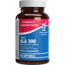Acido alfa lipoico 300mg - Integratore clinico di Formula ALA per il cervello dell'occhio del fegato Mitochondria Antiossidante energetico & Nerve Support - Soia non OGM Free & Easy per ingoiare Softgels - 60 Servings