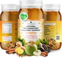 Gel TrueSeaMoss Pro-Line - Inflammatory/Allergy - Gel di frutta con Rilievi di verdure di Moss Premium Sea - Vegan-Friendly - Made in USA (Apple/Cinnamon, Confezione da 1) NW1