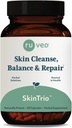 SkinTrio - Integratore di Neem con Estratto di Neem Organico & Amla, Integratore di Supporto Skin & Microbiome - 60 Capsule Vegetariani (1 Conte)