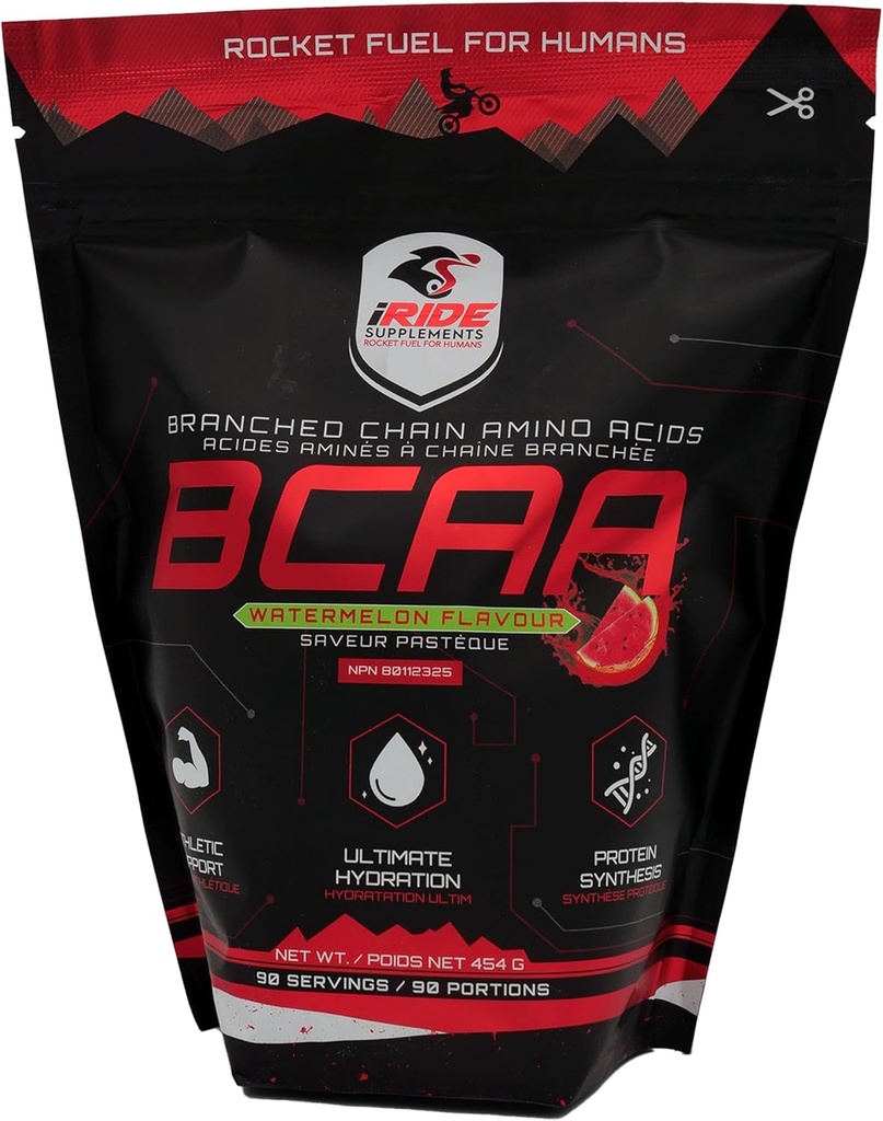 Aminoacidi a catena ramificata BCAA Protein Powder, Fluvour di anguria - Ideale per l'idratazione, potenzia l'energia, prestazioni migliorate, Endurance & Metabolismo - Supporti di atletica-90 Serve