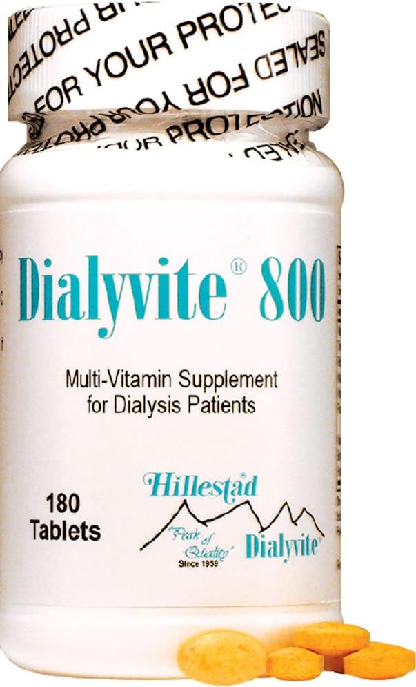 Dialivite 800 Multi-Vitamin Supplemento per pazienti con dialisi, 180 compresse