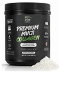 Multi Collagen Peptides Polvere non aromatizzata - 5 tipi Multi Collagen Complex (I, II, III, V, X) - Collage a polvere idrolizzata a base di erbe per capelli, pelle, chiodi, giunti e salute del fegato - 30 Serve