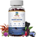 Black Seed Oil Gummies, Black Seed Oil, Sea Moss, Ashwagandha, Elderberry, Turmeric, Vitamina C, D, Zinc, Beet Root Powder, Support Immune System, Liver ,Cardiovascular Health, Radiant Hair& Skin