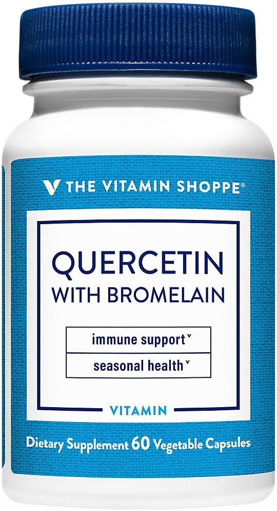 La vitamina Shoppe Quercetin con Bromelain - 250mg Antiossidante (60 capsule)