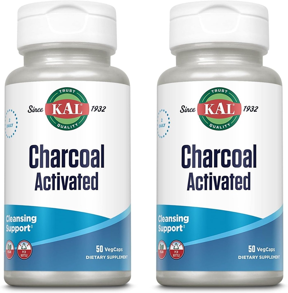KAL Charcoal 280mg - 50 capsule | Confezione da 2