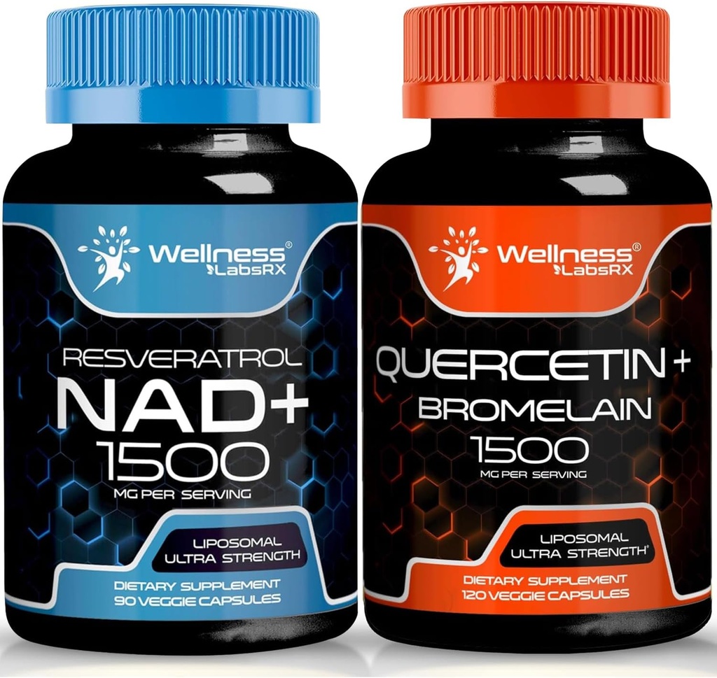 BENESSERE LABSRX Quercetin con Bromelain | Capsule Integratori NAD