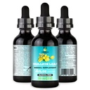 Estratto di foglie di mulla di erbe di Undelio - Tintura organica e senza alcool per il respiratorio, polmone, sonno e supporto digestivo - Non OGM, Vegan - 4 fl. Oz per la salute immunitaria &amp; Detox polmonare