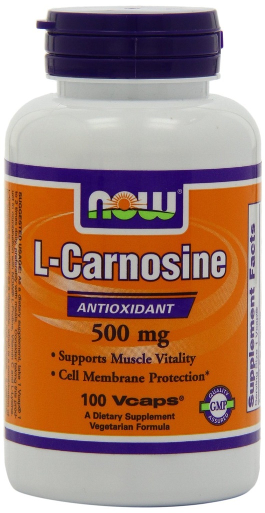 Ora Foods, L-Carnosine 500mg 100 VegiCaps (Pacchetto di 2)