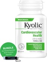 Bundle di nutrizione mondiale: Estratto di aglio Kyolic Aged Formula 100, Cardiovascolare originale, 100 capsule e catena chiave multi-pieno (Piccolo May Vary)