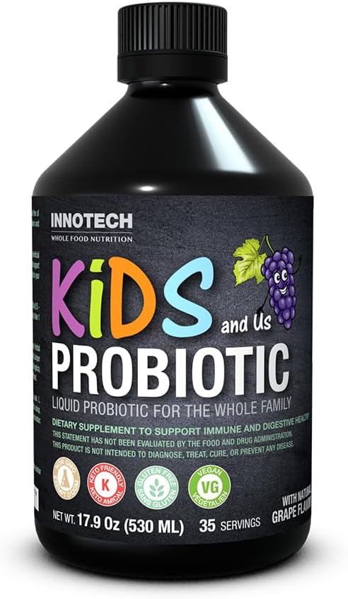 Nutrizione INNOTECH: Bambini e noi Probiotici Liquidi, Fiamma di Uva - 530 ml