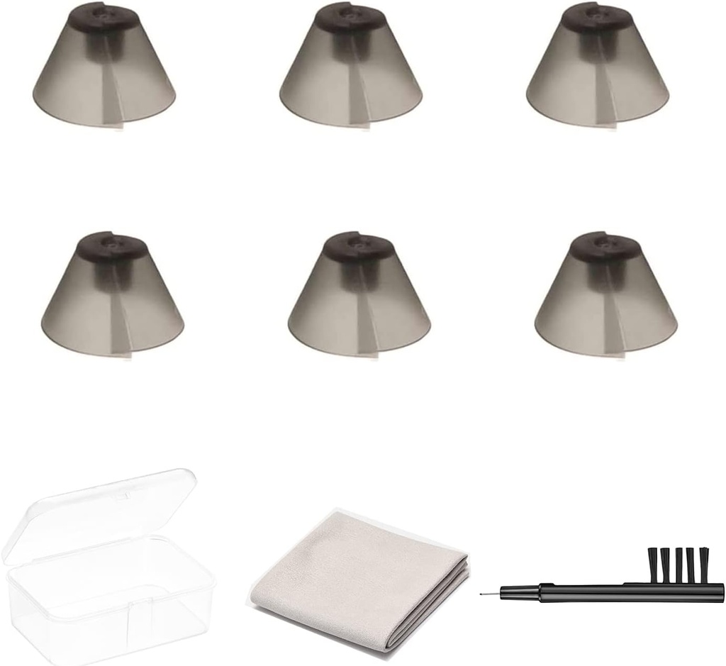 6 conteggi GN Resound Sure Fit Hearing Aid Doms per ricevitore standard BTE Hearing Amplifier Ear Tips Domes