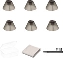 6 conteggi GN Resound Sure Fit Hearing Aid Doms per ricevitore standard BTE Hearing Amplifier Ear Tips Domes