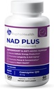 NAD | Advanced Energy & Anti-Aging Formula | con NAD e Coenzyme Q10 | Supporta il cuore e la salute cognitiva | 120 capsule - 60 giorni di alimentazione