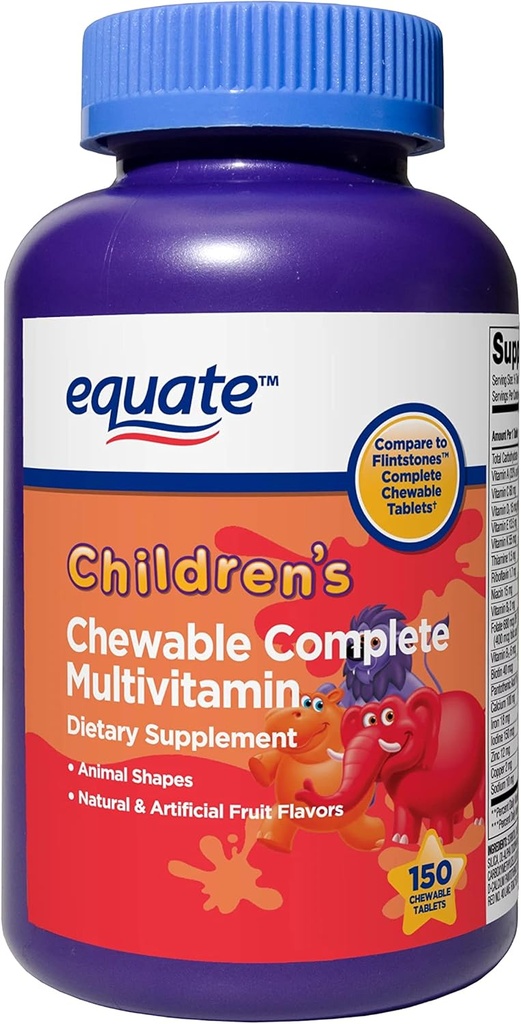 jogi Masticabile completa Multivitamin compresse Integratore alimentare, Senza Glutine o Lattosio 150 Conte