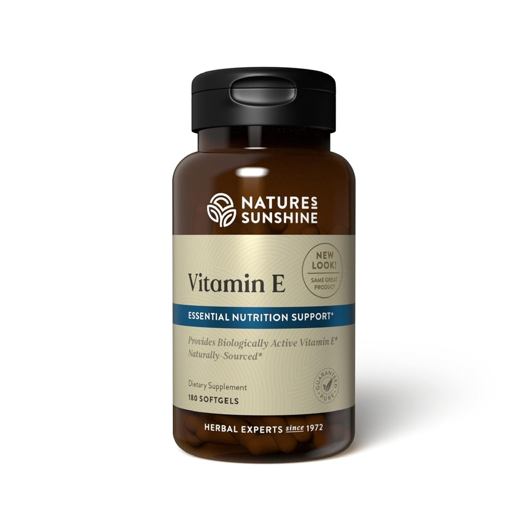 Vitamina E 100 IU, 180 Softgels