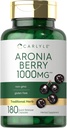 Carlyle Aronia Berry Capsule 1000mg | 180 Pillole | Estratto di mirtillo | Non OGM & Gluten