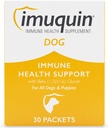 Nutramax Imuquin Integratore di Salute Immune Polvere per Cani e Cuccioli - Con Beta Glucani, Lipidi Marine, Vitamine e Minerali, 30 Pacchetti