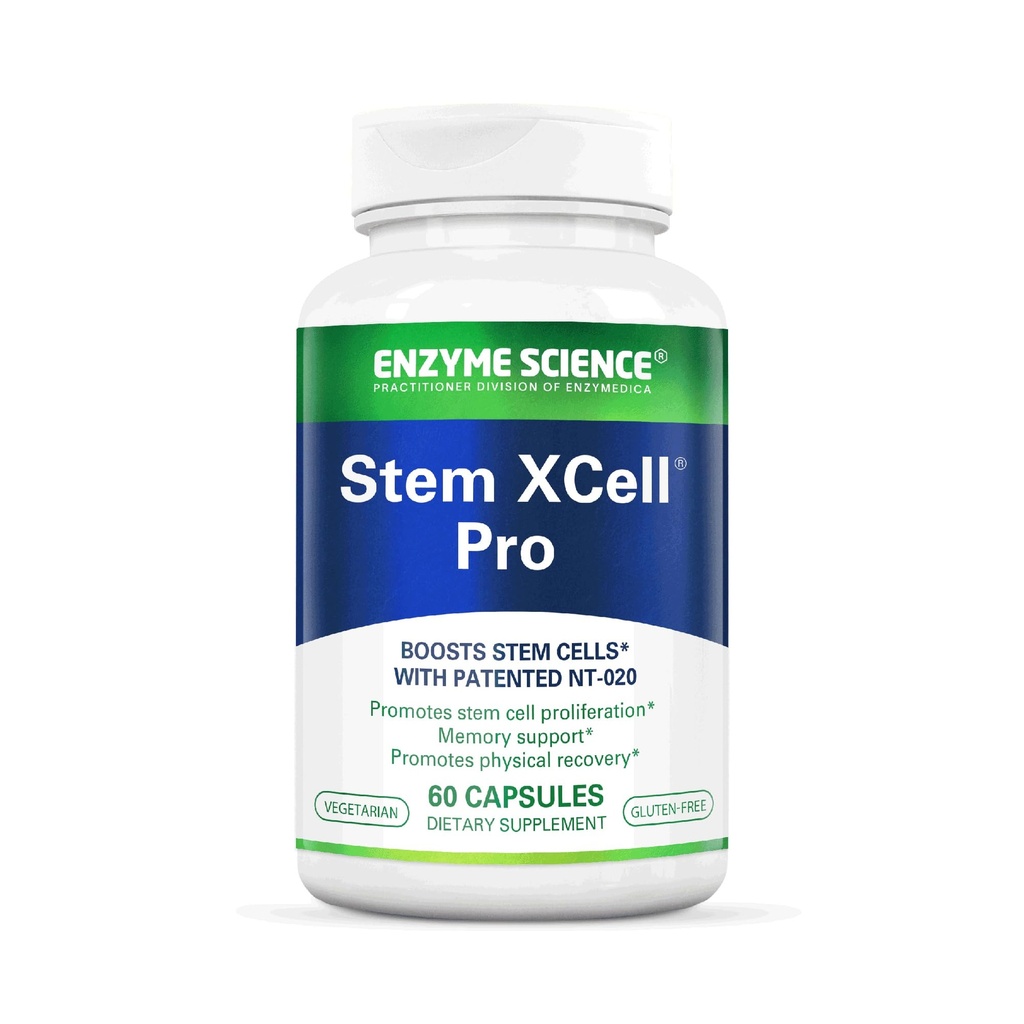 Scienza enzimatica, Stem XCell Pro, Supporto antiossidante per la salute cellulare e immunitaria, Integratore di salute delle cellule staminali, 60 capsule