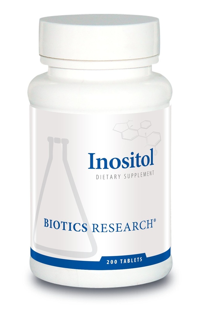 Biotics Research Inositol Corn Free, supporto metabolico, salute del cervello, Nootropics, sonno riposante, supporto del mood, equilibrio ormonale, salute femminile, 200 compresse