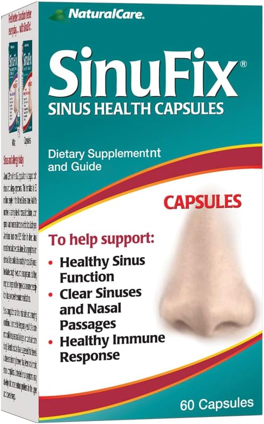 NaturalCare SinuFix Capsule, promuove la funzione sana del seno, 60 conte