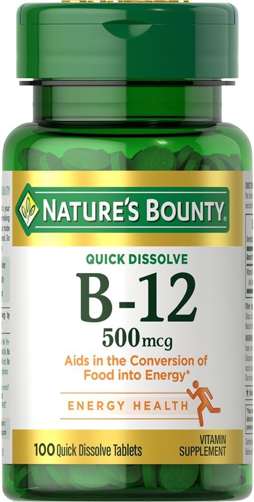 Vitamina B-12 500 Mcg, 100 Conte
