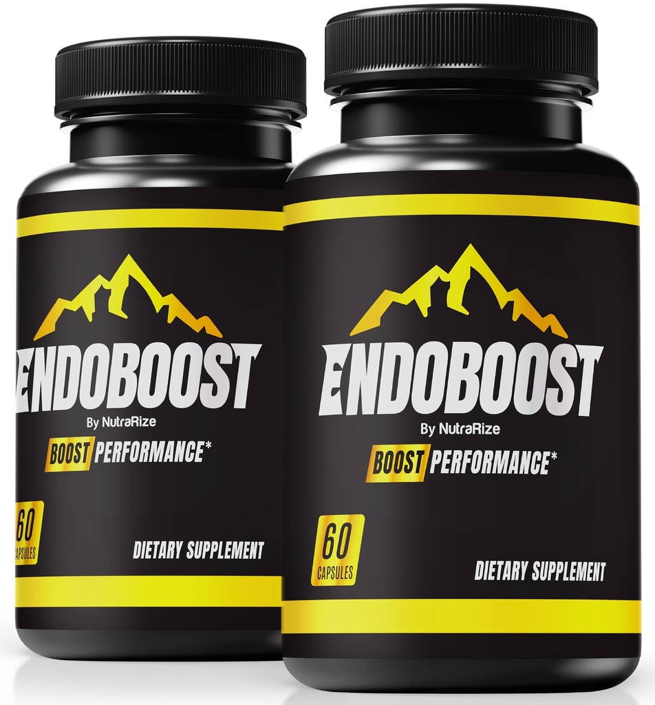 NutraRize (Pack of 2 Endoboost for Men - (Official) Endoboost Male Performance, Supplementi, Capsule, Endobost Recensioni per Health Pills Pro Advanced Formula (120 capsule)