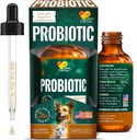 Probiotici Canis&Cattus per gatti – Probiotici per gatti liquidi con enzimi digestivi per gas, Bloating, Diarrhea & Upset Stomach – Gocce Easy-Mix – 2 oz