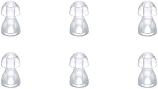 (6pcs/lot)Hearing Aid Ear Tips Silicone Earplug Domes per BTE, SITO e Pocket Hearing Aids Ear Bud Sostituzione (Small φ8mm)