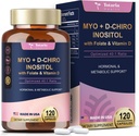 Totaria Inositol Supplemento per le donne con vitamina D3, Folate, 40:1 Ratio Myo-Inositol 3000mg & D-Chiro Inositol 75mg Complesso, Vitamina B8 Integratore Inositolo per Capelli Donna, Unghie, Salute Della Pelle