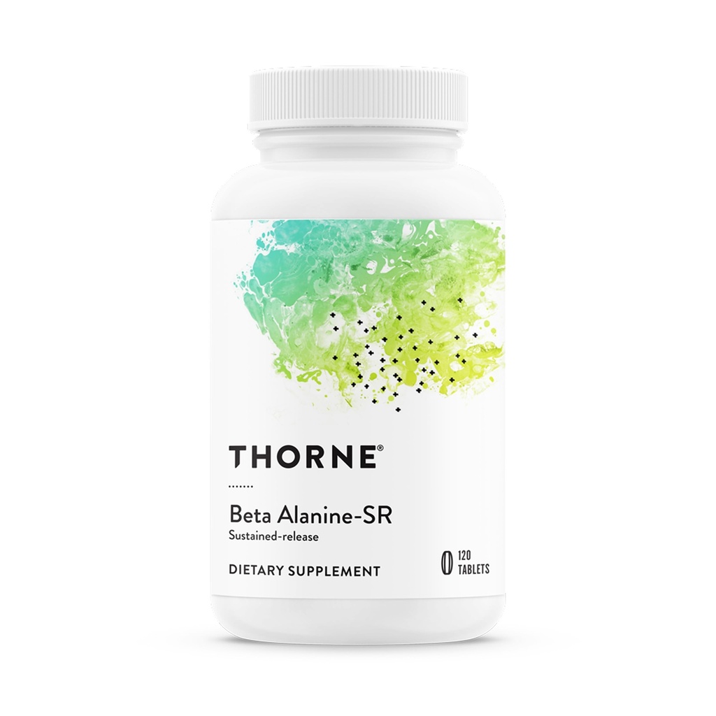 THORNE - Beta Alanine Rilascio Sostenibile - Supporta l'uscita del muscolo e la resistenza - Aiuta a ridurre la fatica e la tristezza* - Supplemento di amminoacidi - Certificato NSF per lo sport - Gluten & Dairy-Free - 120 compresse