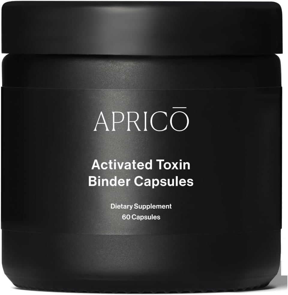 Tossina attivata albicocca con carbone attivo, Zeolite e Aloe Vera - Supporto di disintossicazione (60 capsule)