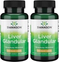 Swanson Liver Glandular 500 Milligrammi 60 Capsule (2 Confezione)