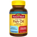 Burp-Less Fish Oil 1200 mg, 60 Softgels, Fish Oil Omega 3 supplemento per la salute del cuore
