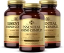 Solgar Essential Amino Complex, 90 capsule vegetali (Pack of 3) - Free Form Essential Aminoaci - Non OGM, Vegan, Gluten Free, Dairy Free, Kosher - 270 Total Servings